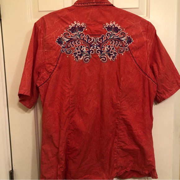 Shyanne shirt with stunning embroidery, country feel - Picture 3 of 6